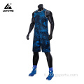 Sublimation basketball unipormeng disenyo para sa koponan